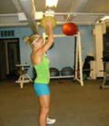 Medicine Ball Throw-down 10-20 Reps 10-25 Pound Medicine Ball Stand holding the