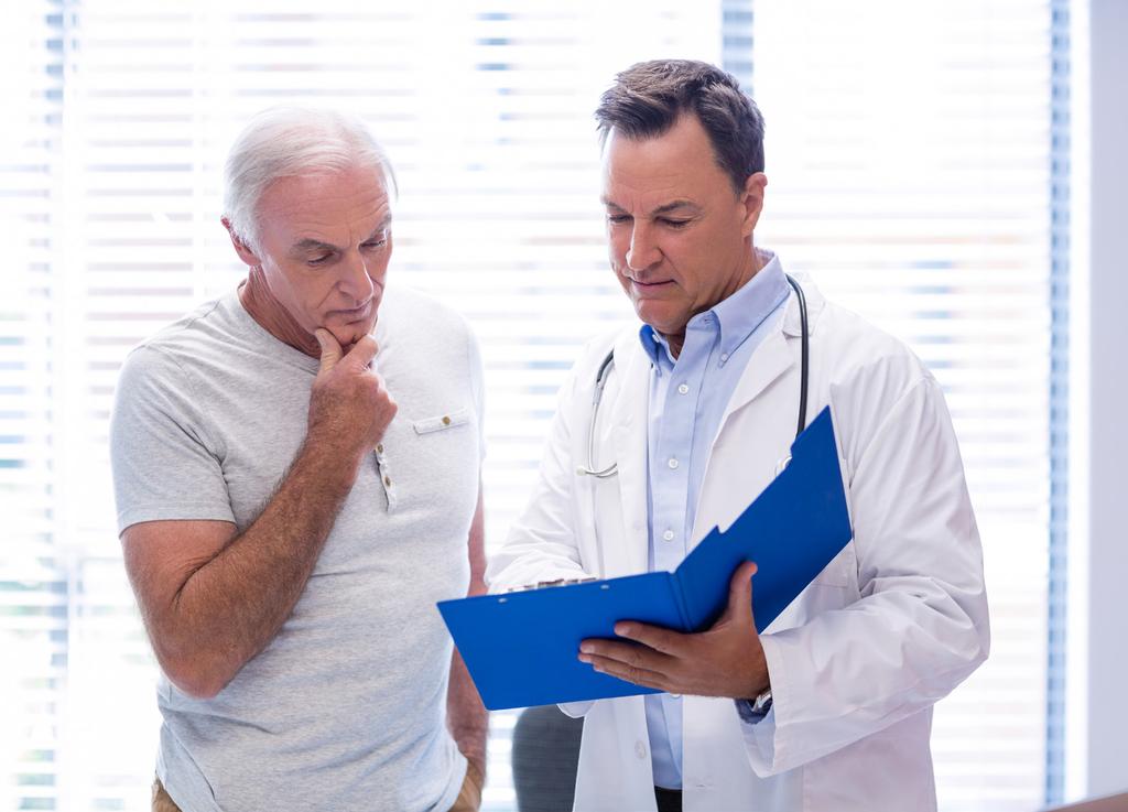 There are several different kinds of prostate problems and only a doctor can tell one from another, says Dr. Sand.