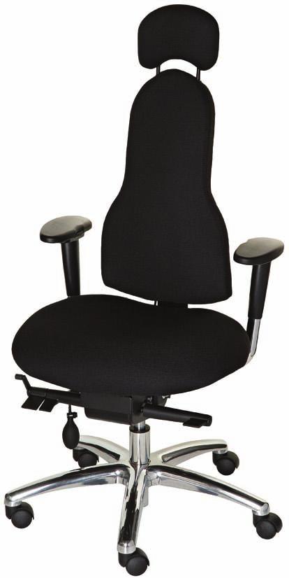 Headrest (available on Libero). Height and depth adjustable to cradle your neck in the optimum position.