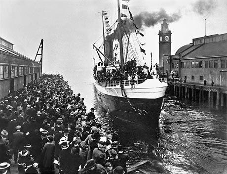 Influenza 1918: The route of Victoria Story begins in Seattle, October 1918. Passengers and mail aboard Victoria for distribution to Alaskan camps and villages via dog team.