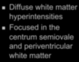 semiovale and periventricular white matter