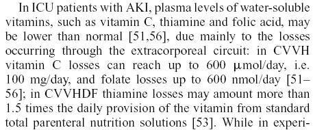Vitamin losses