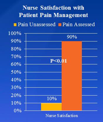 Assessing Pain in the ICU 70% 60% 50% 40% 30% Incidence of Pain Pain Unassessed Pain Assessed 63% P<0.01 P<0.