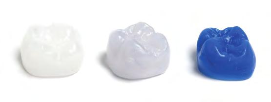 residue or odor Indications Copings and Full-Contour Restorations for Casting and