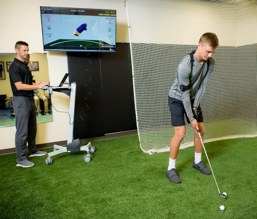 B. Biomechanical Golf Evaluation Understand how your movement patterns directly affect your swing by having a TPI certified professional perform a movement screening and a Dartfish Swing Recording.