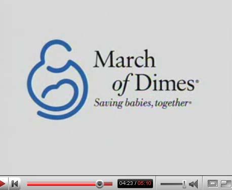 Activities to Incorporate March of Dimes Newborn Screening Video This video covers newborn screening from a parent s perceptive.
