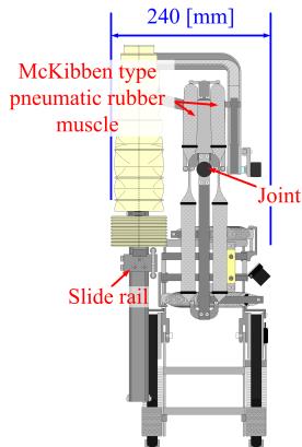 Layer type pneumatic muscles as