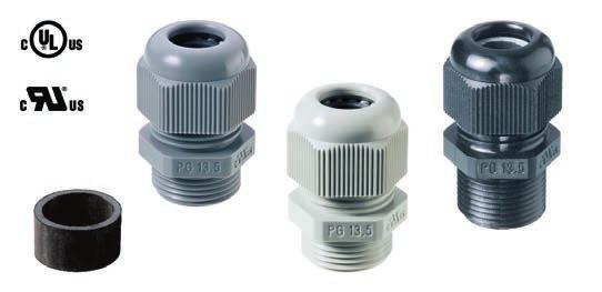 CABLE GLANDS Polyamide Integrated anchorage Wide