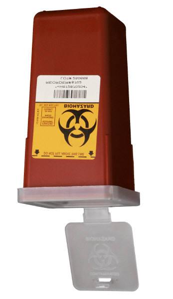 Standard Precautions Signs and Labels Watch for fluorescent orange-red labels, red bags, and containers with a biohazard symbol.