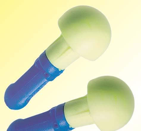 E-A-R Push-Ins combine the easy use and fit benefits of a reusable earplug with the cost and comfort advantages of a disposable earplug.