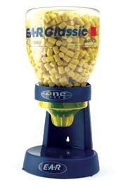 ONE TOUCH DISPENSER You can now buy many of the E A R disposable earplugs in refills for the innovative One