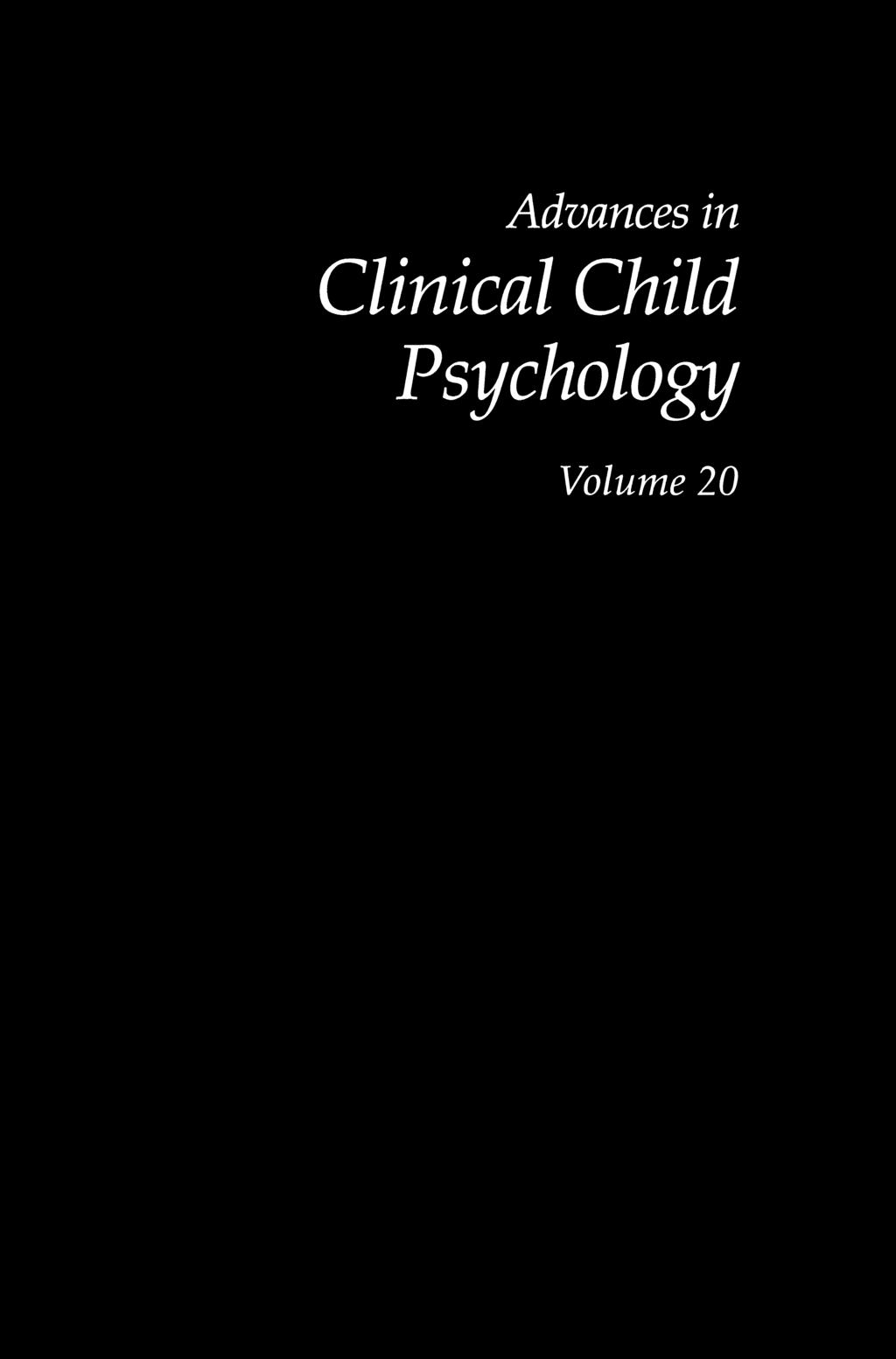 Advances in Clinical