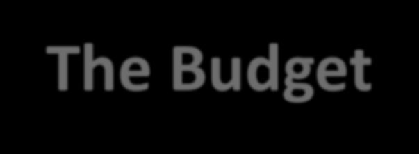 The Budget How
