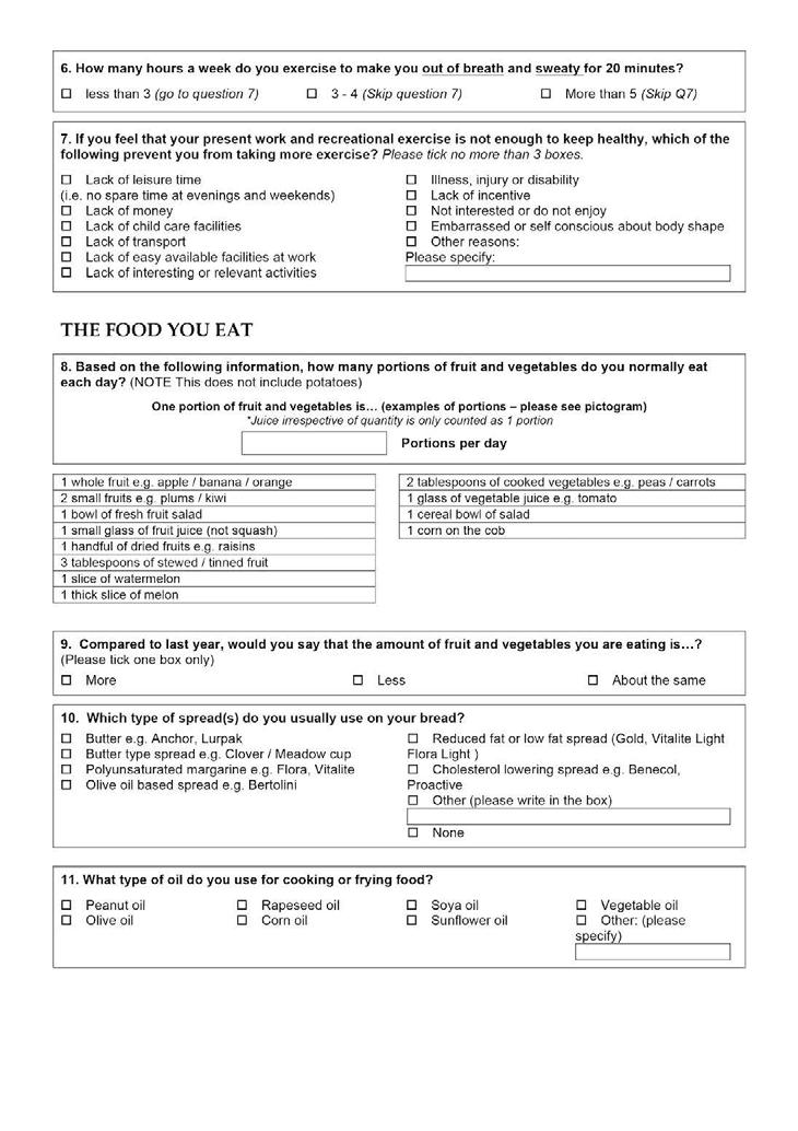 Appendix II The Questionnaire 196 Gibraltar Health &