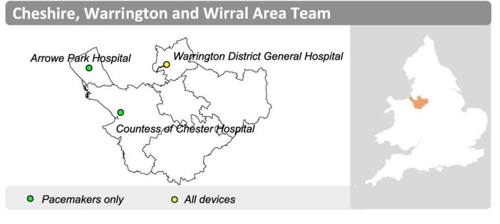 CCGs/LHBs in the LAT LAT Population Cheshire, Warrington and