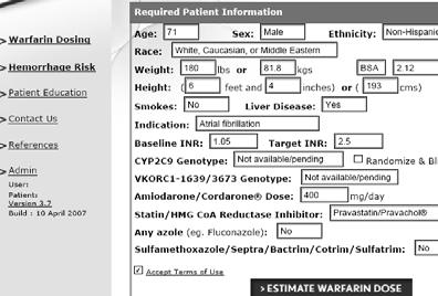 Case 1 22 yo WF with a CVA Weight: 204 Height: 66 Non-smoker, nondrinker (no liver dz) No interacting meds CYP2C9:pending VKORC1: pending Day of INR Dose Warfarin 0 1.02 7 1. 4 2. 4 3 