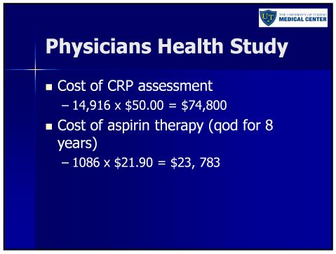 of CRP assessment JUPITER 14,916 x $50.
