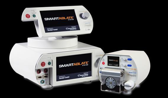 SMARTABLATE System Integrated Generator, Pump and Remote Control: Single-touch