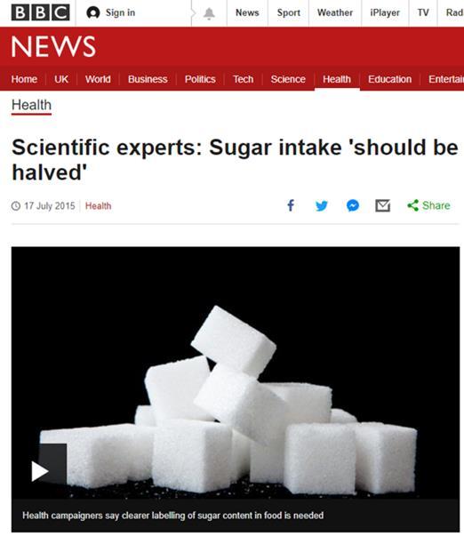 with a greater risk of tooth decay The higher the proportion of sugars in the diet, the greater the risk of high energy intake Drinking high-sugar
