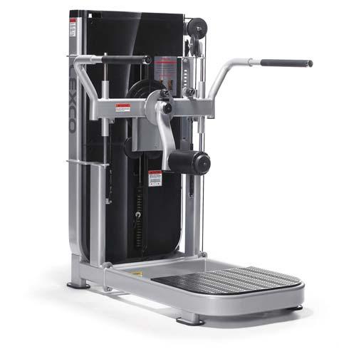 start location and range of movement Angled seat and backrest for user comfort LS-119 Total Hip Machine Dimensions : W1,140 L1,390 H1,565mm