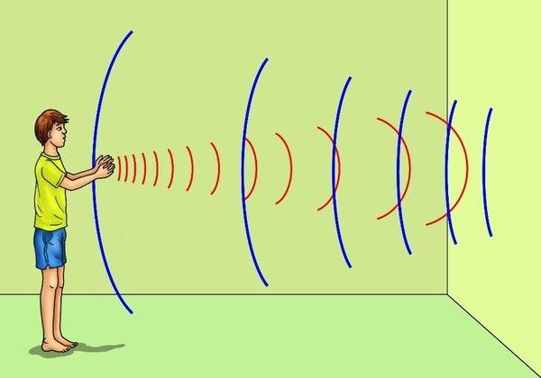 Echos When sound waves hit objects some of the energy of the sound waves is absorbed by the