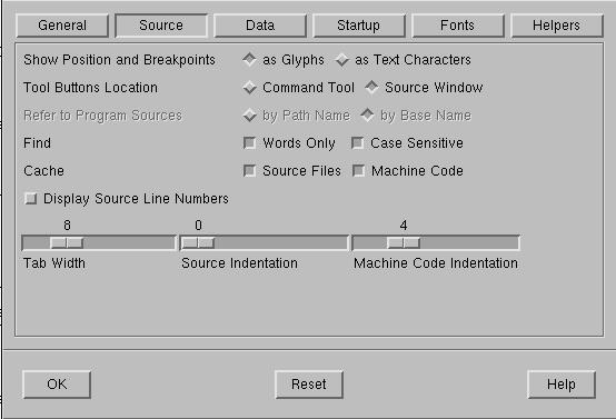 Figure 2: ddd preferences dialog box 3. Now you are all set to start examining functions. We will start by looking at the function GetFreeBuffer.