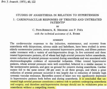 JNC 7: Prevention, Detection, Evaluation, and Treatment of High Blood Pressure, May 2003 Hypertensive Urgencies and Emergencies Patients with marked BP elevations and acute target-organ damage