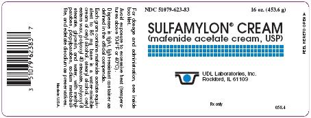 SULFAMYLON CREAM (mafenide acetate cream, USP) UDL Laboratories, Inc. Rockford, IL 61103 Rx only 058.4 For dosage and administration, see inside booklet.