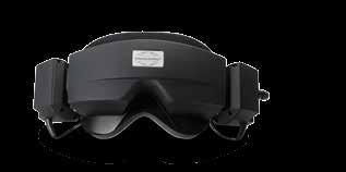 Simultaneous display of patient movement and eye movement Comfortable and light tight goggle with disposable foam cushions Two versions: VF405 Basic for eye image display and VF405 Extended for