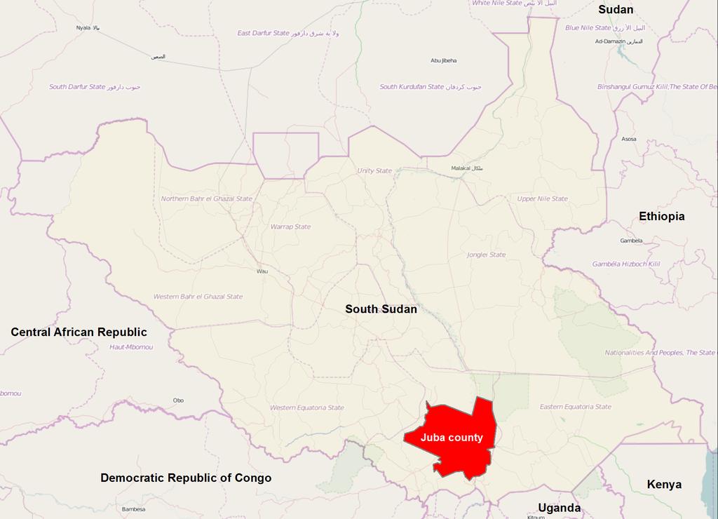 5. Cholera in South Sudan The Ministry of Health of the Republic of South Sudan declared an outbreak of cholera in Juba county, Central Equatoria State on 15 May 2014.