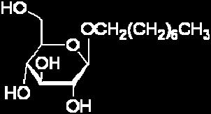 6 N,N-Dimethyldodecylamine-N-oxide (LDAO) 3 n-dodecyl-β-d-maltoside (DDM) 0.15 Cymal 6 (Cy6) 0.56 n-nonyl-β-d-glucopyranoside (NG) 6.5 FOS-choline-16 (FOS) 0.