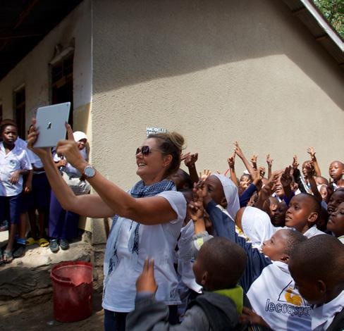 On day one of their Tanzanian adventure Greg and Kathy visited NIRA orphanage where they have contributed to the renovation of the old dorms rooms and the construction of a new dorm house for the