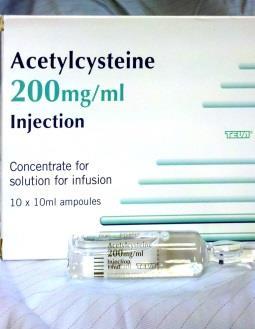 ALF: N-acetyl Cysteine (NAC) When to administer?