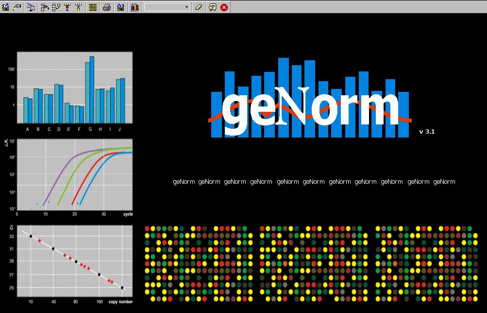 genorm software automated analysis ranking of candidate reference genes according to their stability
