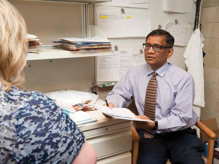 Dr. Rajat Kumar, Medical Director of Clinical Investigations Office I really appreciate the thoughtfulness and care shown to me by my clinical trial nurse.
