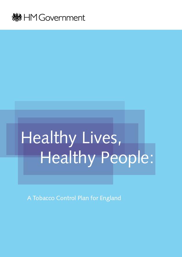National strategy (England) A five year plan for England, published on 9 March 2011 Promoted a comprehensive approach to tobacco control Aimed to builds on the successes of the past The Plan sets out