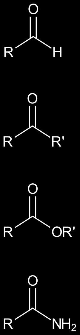 Relative Reactivities of Carbonyl-containing Compounds