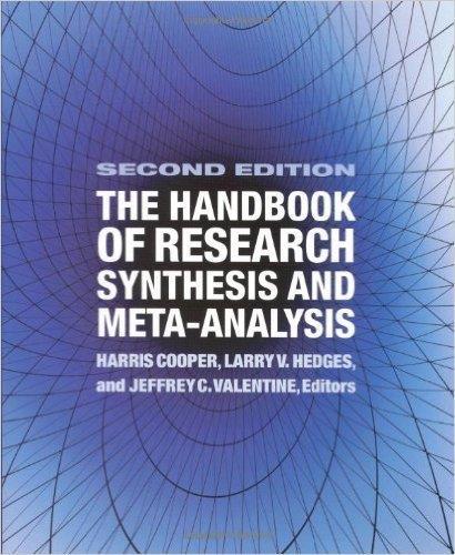Meta-Analysis, 2nd Edition 2009.