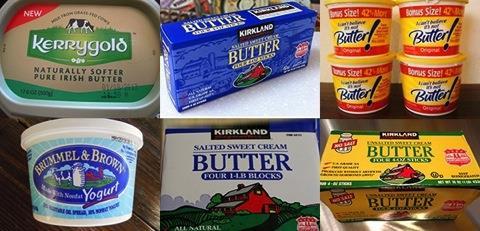 SHOPPING FOR BUTTER AT COSTCO The type of butter product you buy could mean the difference of 350-700 calories a week, based on using