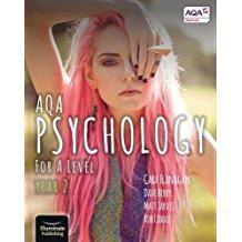 The Year 12 textbook is: Liddle, Flanagan, Berry and Jarvis (2015) AQA Psychology for A-Level Year 1 & AS, Illuminate Press. 23.59 This book is available at online suppliers such as amazon.co.