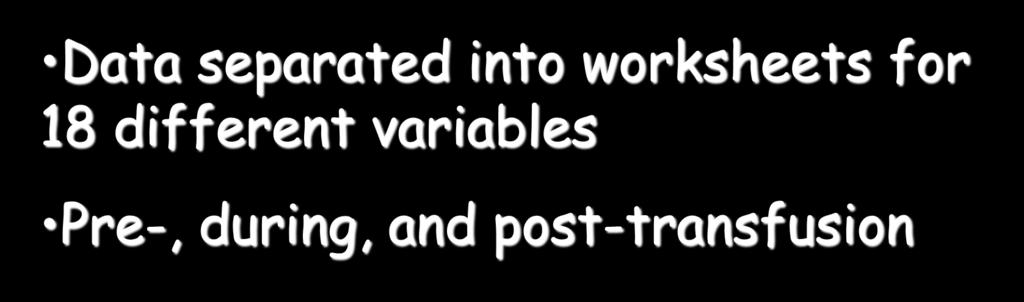 variables Pre-,
