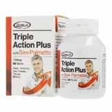 Triple Action Plus 60 Tablets Triple Action Plus is an energy supplement with antioxidant properties which helps the body s immune system.