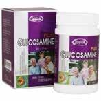 Glucosamine 240 Capsules The body draws on glucosamine, which contains the sugar glucose, to produce two molecules necessary for proper cartilage function.