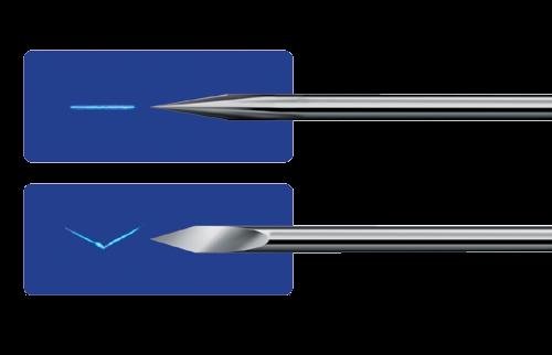 Provides a closed system for true IOP control for any type of case After insertion, the cannula detaches easily from trocar without the use of a secondary instrument Low friction valves are designed