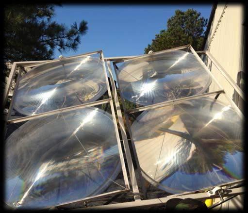2-axis flat-plate Fresnel technology.