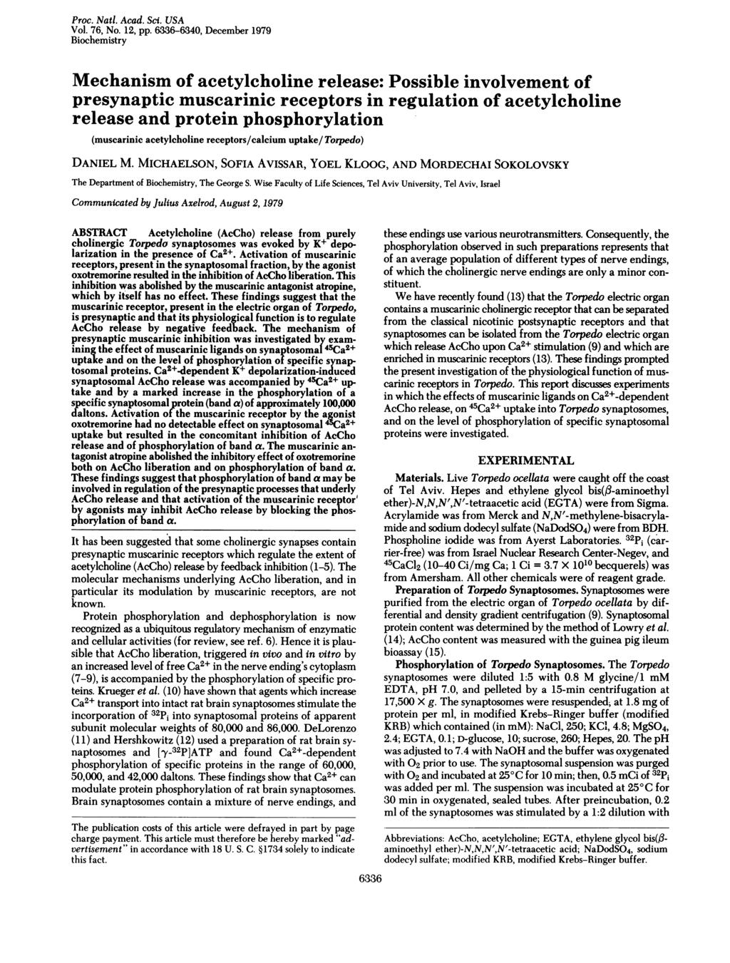 Proc. Natl. Acad. Sci. USA Vol. 76, No. 12, pp.