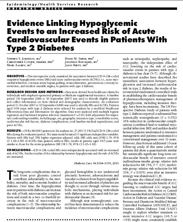 1% patients had hypoglycemia during evaluation period Patients with hypoglycemia had 79%