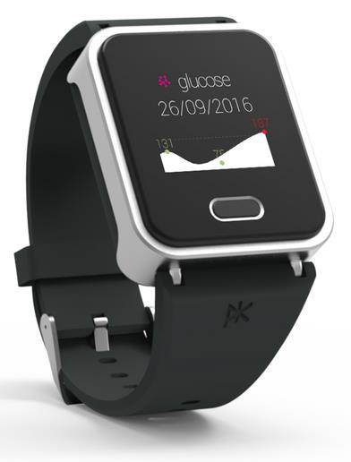 K Watch Glucose tracker K Warch was founded in 2015 to develop and