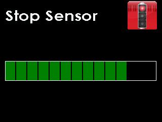 1. To manually end your sensor session, select Stop Sensor from the