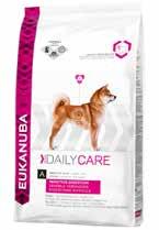 Eukanuba Daily Care Sensitive Digestion For adult dogs of all breeds (<40kg) from 1+ years and giant breeds (>40kg) from 2+ years with a tendency to sensitive digestion DIGEST For dogs with sensitive